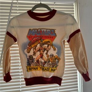 Vintage he man sweatshirt 70s boys small